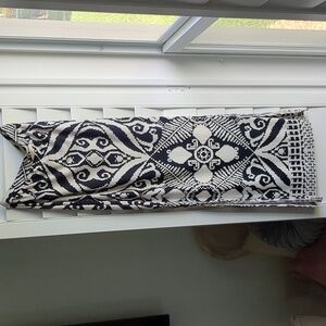 Black/White Maxi Skirt